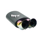 منبع اگزوز 728 شکاری دولول هفت رنگ نسوز برند رویال