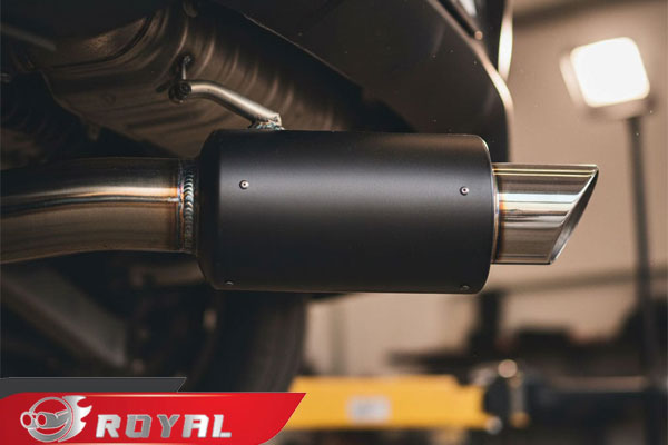 نصب منبع اگزوز تک لول سایلنسر دار