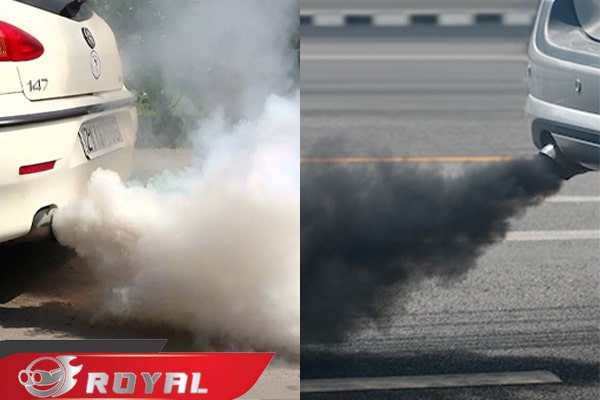 تفاوت دود سفید با بخار طبیعی اگزوز