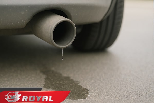 علت خروج آب از اگزوز دوگانه سوز