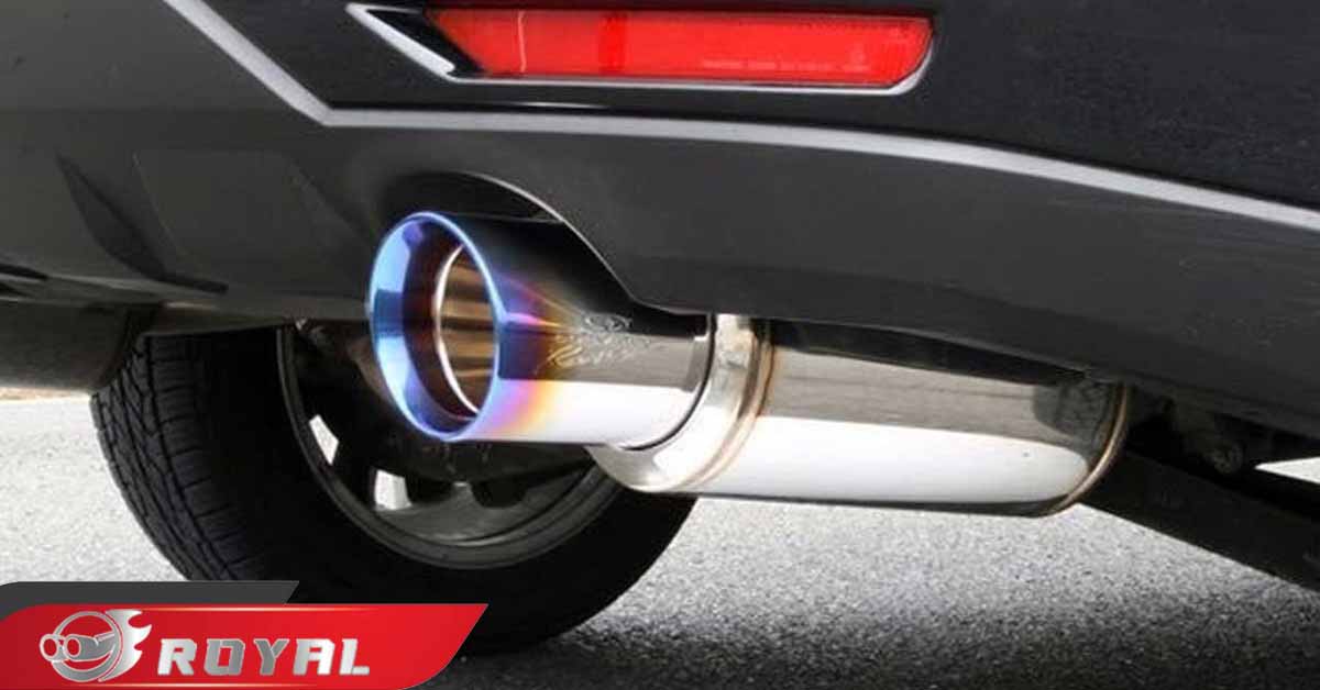 عکس نصب منبع اگزوز خودرو