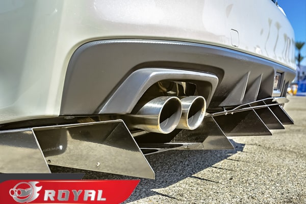 منبع اگزوز با تقویت صدای خودرو 