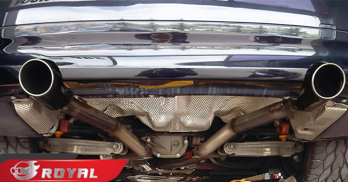 منبع اگزوز لوله مستقیم