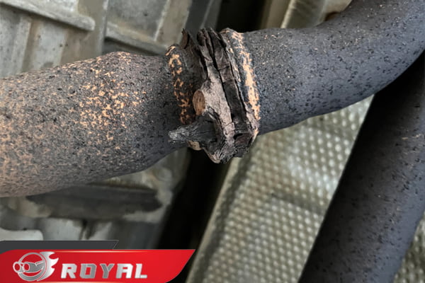 اگزوز ماشین خراب