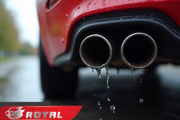 جمع شدن آب در سیستم اگزوز