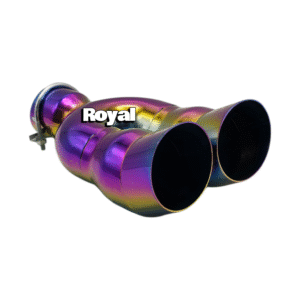 سر اگزوز دولول شکاری بزرگ کد 404 تمام هفت رنگ برند رویال