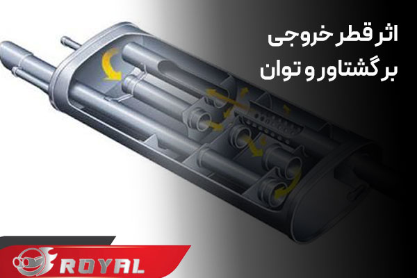 اثر قطر خروجی لوله اگزوز بر گشتاور و توان